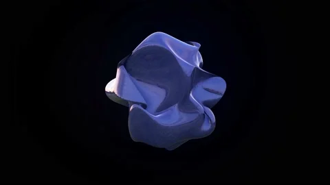 Abstract blue matter sphere animation. Stock-Footage 232871351