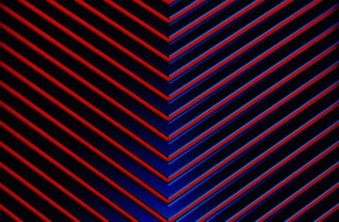 The abstract blue metal pattern background. 3D illustration. Stock Illustration