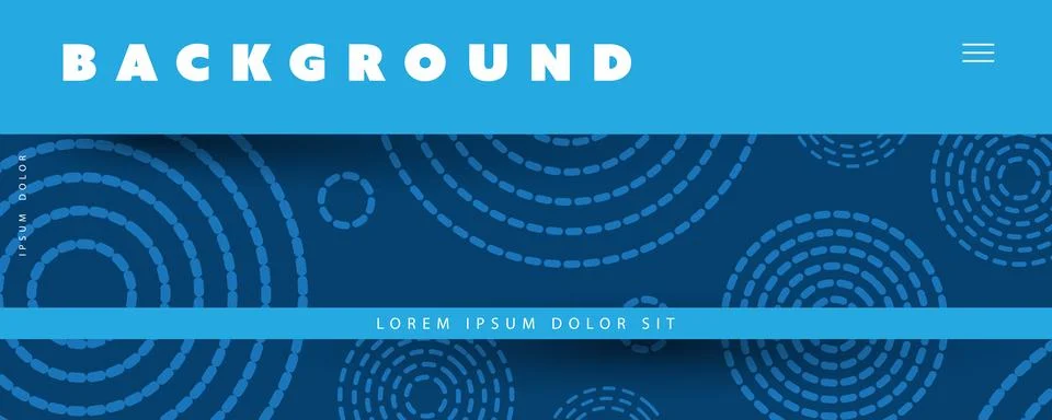 Abstract Blue Minimal Geometric Pattern Background, Multi Purpose Template,.. Stock Illustration