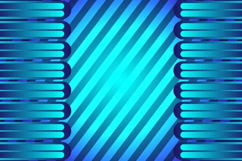 Abstract Blue modern background with diagonal stripes Stock Illustration