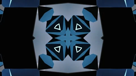 Abstract Blue Mosaic Background Stock Footage 65050885