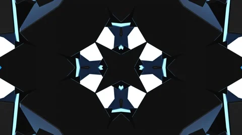 Abstract Blue Mosaic Background Stock Footage 65421317