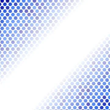 Abstract Blue Mosaic Pattern Illustrazione stock