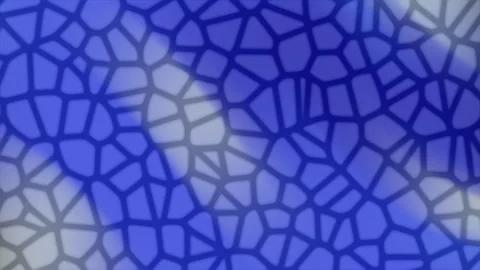 Abstract blue mosaic pattern with soft light gradients Stock Footage 341056272