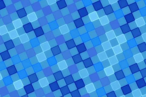 Abstract blue mosaic pattern with squares and rectangles 스톡 일러스트