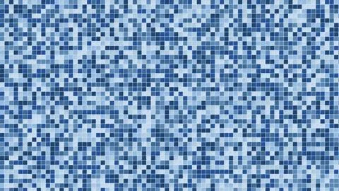 Abstract Blue Mosaic Tile Pattern Background Ilustración de archivo