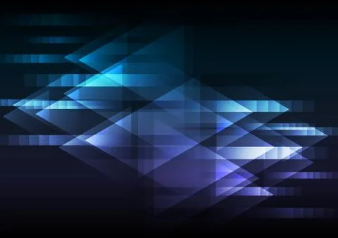 Abstract blue motion arrow overlap background Stock Illustration