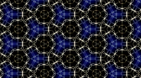 Abstract blue motion background, kaleidoscope Video stock 51680469