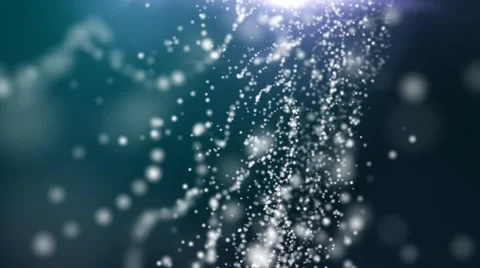 Abstract blue motion background with moving dots Stock Footage 41166297