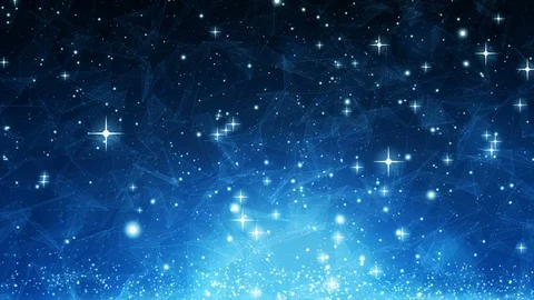 Abstract blue motion background with particles lines and dots glowing Stock Footage 90271219