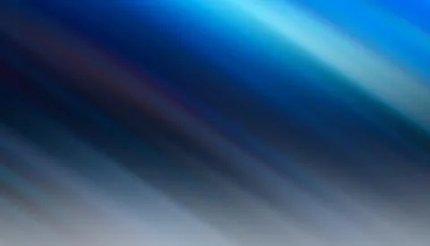 Abstract blue motion blur background with diagonal light streaks and gradients. Stock Illustration