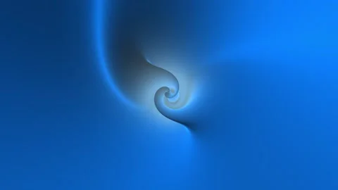 Abstract blue motion graphic curves rotation looping animation Stock Footage 337243240