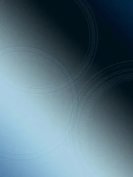 Abstract blue motion light trails form circular arcs in a futuristic, moody.. Stock Illustration