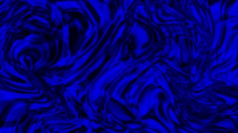 Abstract blue motion video acrylic texture with colorful liquid waves Stock Footage 194464110
