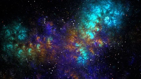 Abstract blue moving galaxy. Stock Footage 90879439