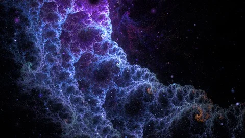 Abstract blue moving galaxy. Stock Footage 91207196
