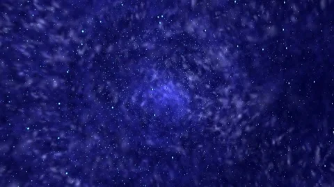 Abstract Blue Nebula Particles Slow Moving Space Background 스톡 동영상 276708486