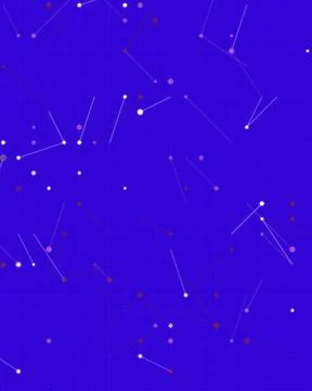 Abstract blue neon data network connection with glowing nodes and grid for .. 스톡 일러스트