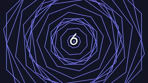 Abstract Blue Neon Digital Glow Vortex Tunnel Background Seamless Loop Stock Footage 342093828