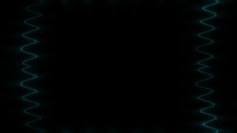 Abstract Blue Neon Frame Stock Footage 284397085