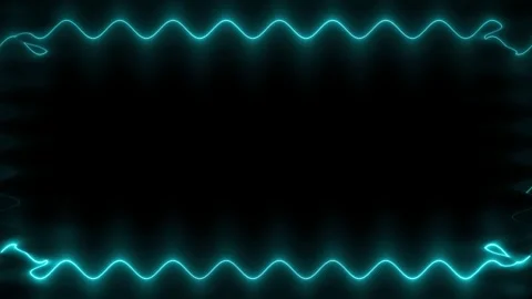 Abstract Blue Neon Lights Stock Footage 284396987