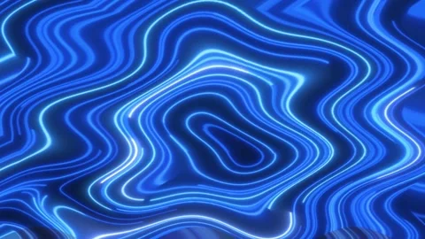 Abstract Blue Neon Pattern Stock Footage 289135731