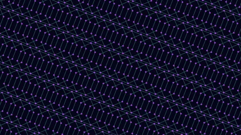 Abstract blue network grid with connected nodes and lines, technology background Stock Footage 333187893