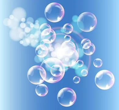 Abstract blue ocean background Stock Photos
