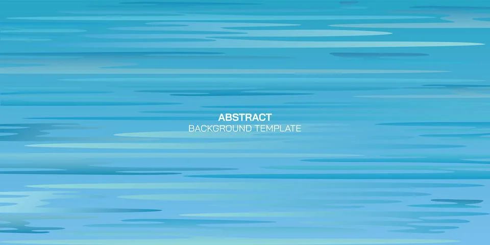 Abstract blue ocean surface vector illustration. Water background. Stock Illustration