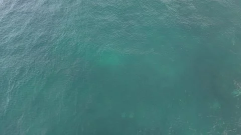 Abstract Blue Ocean Water Surface From Above Stock Footage 338281277