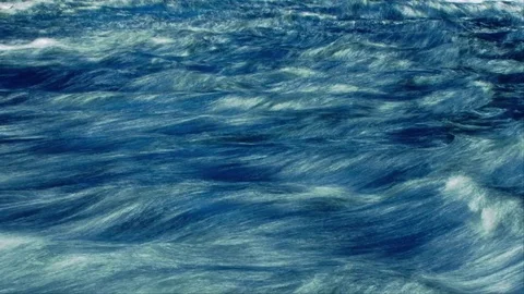Abstract blue ocean waves ripple and roll - Video Background 2213 HD, 4K 스톡 동영상 73787699