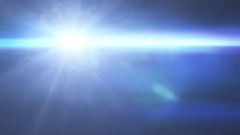 Abstract blue optical lens flares shine light burst animation Stock Footage 249683084