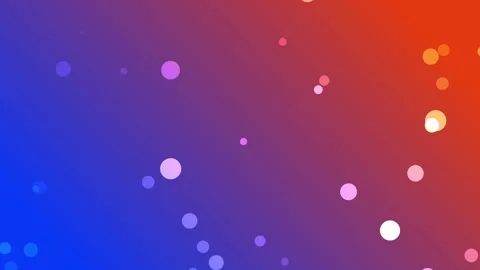 Abstract blue orange background with floating white particles Stock-Footage 310047560