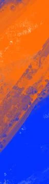 Abstract Blue Orange paint Background. Vector illustration design Stock Illustration