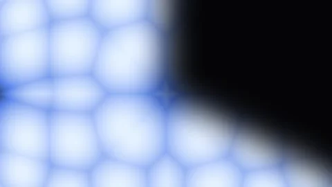 Abstract Blue Organic Bubbles Flowing with Soft Light and Smooth Motion Stock Footage 341541488