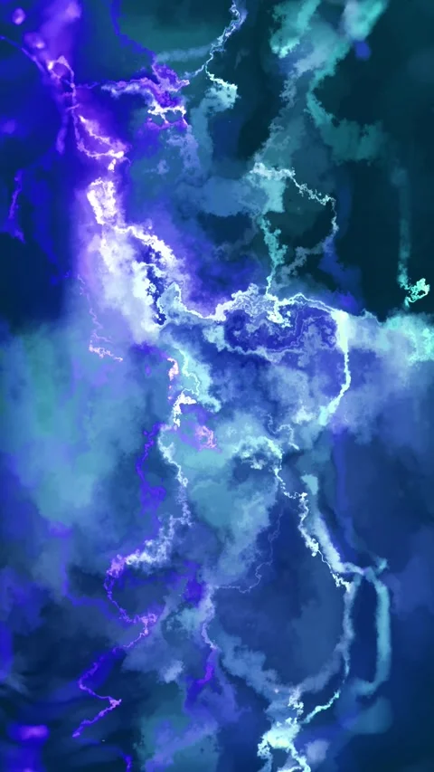 Abstract Blue Organic Clouds Liquid Vertical Video Loop Stock Footage 212391865