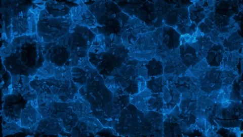 Abstract blue organic pattern with dark voids during cinematic movement Stock Footage 340949656