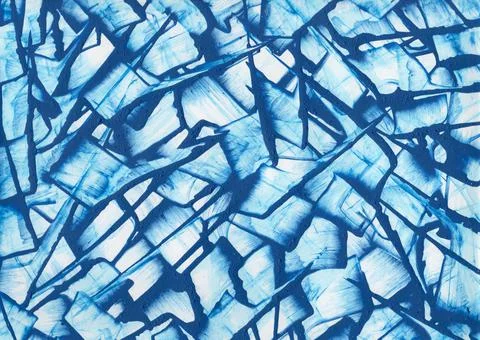 Abstract Blue Paint Background Stock Illustration