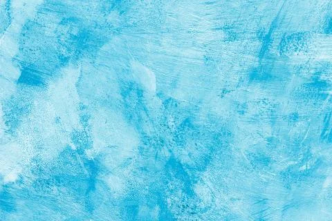 Abstract blue paint on a surface, texture art background Stock Photos