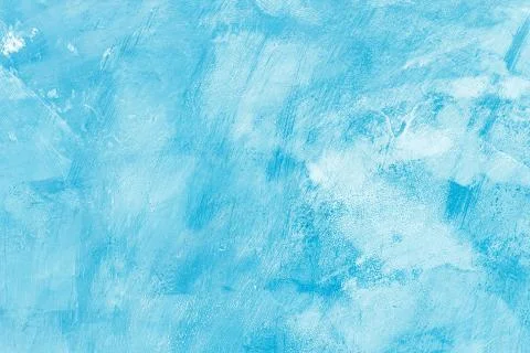 Abstract blue paint on a surface, texture art background Foto stock
