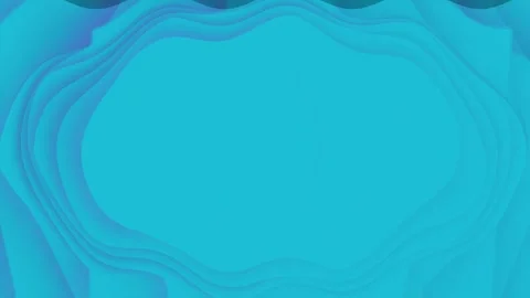 Abstract Blue Paper Cutout Background Stock Footage 284407995