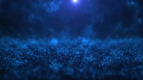 Abstract Blue particle background Stock Footage 242802022
