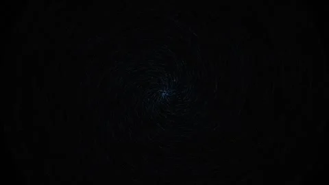 Abstract Blue Particle Vortex - Galactic Spiral Motion Graphics Background Stock Footage 334345998