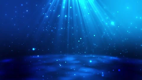 Abstract blue particles background. Beautiful waves 動画素材 252820922