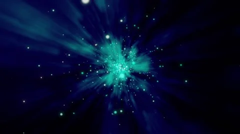 Abstract blue particles background Stock Footage 48362983