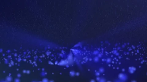Abstract blue particles background Stock Footage 48363764