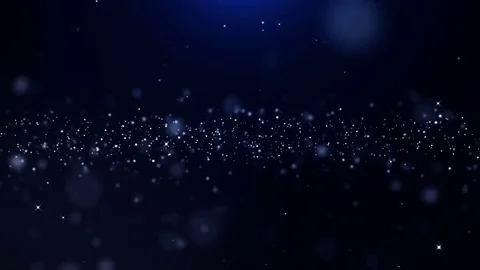 Abstract blue particles background. Loop animation Stock Footage 81061148