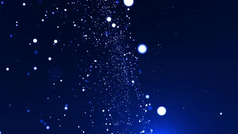 Abstract Blue Particles Background Looped Stock-Footage 130833717