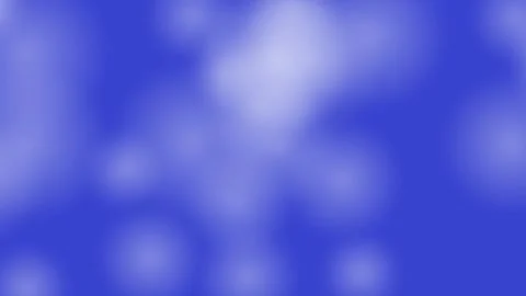 Abstract Blue Particles with Bokeh Effect in Cinematic Motion During Night Sk Stock Footage 340045388