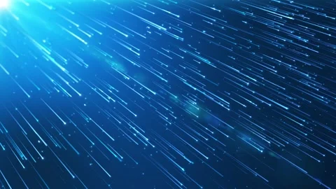 Abstract Blue Particles Trails Background. Particles Abstract Background. 4K Stock Footage 279990656